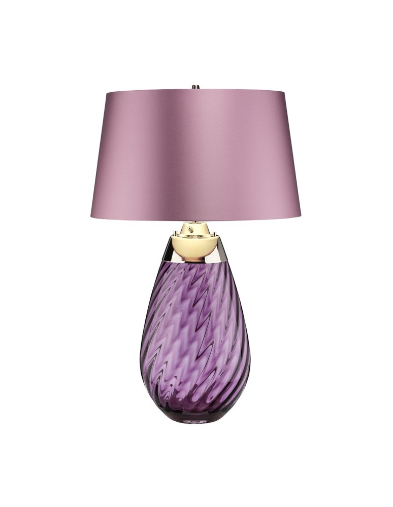 Elstead LENA Lampa Stołowa E27+GU10 1x60W+1x7W Fioletowy LENA-TL-L-PLUM