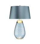 Lampy stołowe z abażurem - Elstead LENA Lampa Stołowa E27+GU10 1x60W+1x7W Niebieski LENA-TL-L-BLUE - product 2