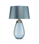 Lampy stołowe z abażurem - Elstead LENA Lampa Stołowa E27+GU10 1x60W+1x7W Niebieski LENA-TL-L-BLUE - product 3