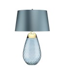 Lampy stołowe z abażurem - Elstead LENA Lampa Stołowa E27+GU10 1x60W+1x7W Niebieski LENA-TL-L-BLUE - product 4