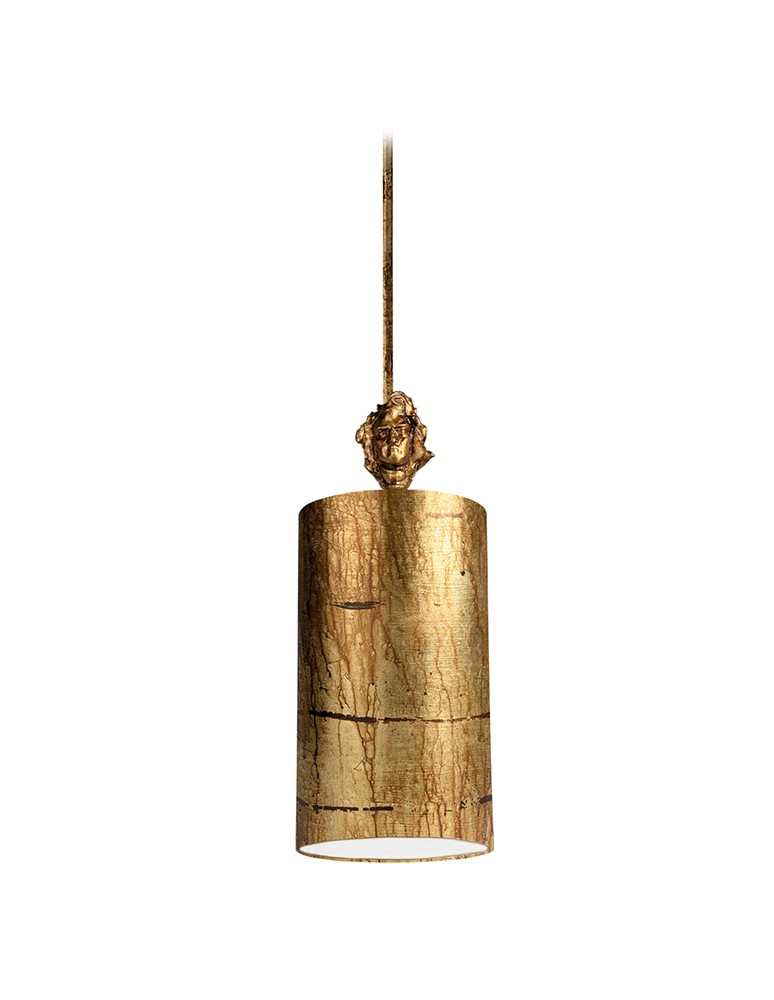 Lampy wiszące z abażurem - Elstead Lighting Flambeau Wisząca FRAGMENT 1x100W E27 FB/Fragment-G/PS - produkt kolory-swiatla.pl 1