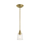 Lampy wiszące - Elstead WAVERLY Wisząca E27 1x60W Mosiądz KL-WAVERLY-MP-NBR - produkt 1