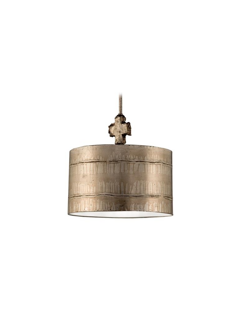 Lampy wiszące z abażurem - Elstead Lighting Flambeau Wisząca FRAGMENT 1x100W E27 FB/Fragment-S/PL - produkt kolory-swiatla.pl 1