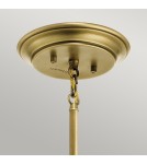 Lampy wiszące - Elstead WAVERLY Wisząca E27 1x60W Mosiądz KL-WAVERLY-MP-NBR - produkt 3