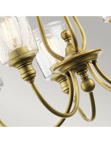Elstead WAVERLY Żyrandol E27 5x60W Mosiądz KL-WAVERLY5-NBR - produkt 2