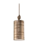 Lampy wiszące z abażurem - Elstead Lighting Flambeau Wisząca FRAGMENT 1x100W E27 FB/Fragment-S/PS - product 1