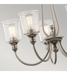 Żyrandole retro - Elstead WAVERLY Żyrandol E27 5x60W Cynkowy KL-WAVERLY5-CLP - product 2