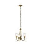 Żyrandole retro - Elstead WAVERLY Żyrandol E27 3x60W Mosiądz KL-WAVERLY3-NBR - product 1