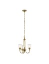 Elstead WAVERLY Żyrandol E27 3x60W Mosiądz KL-WAVERLY3-NBR