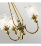 Żyrandole retro - Elstead WAVERLY Żyrandol E27 3x60W Mosiądz KL-WAVERLY3-NBR - product 3