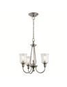 Elstead WAVERLY Żyrandol E27 3x60W Cynkowy KL-WAVERLY3-CLP
