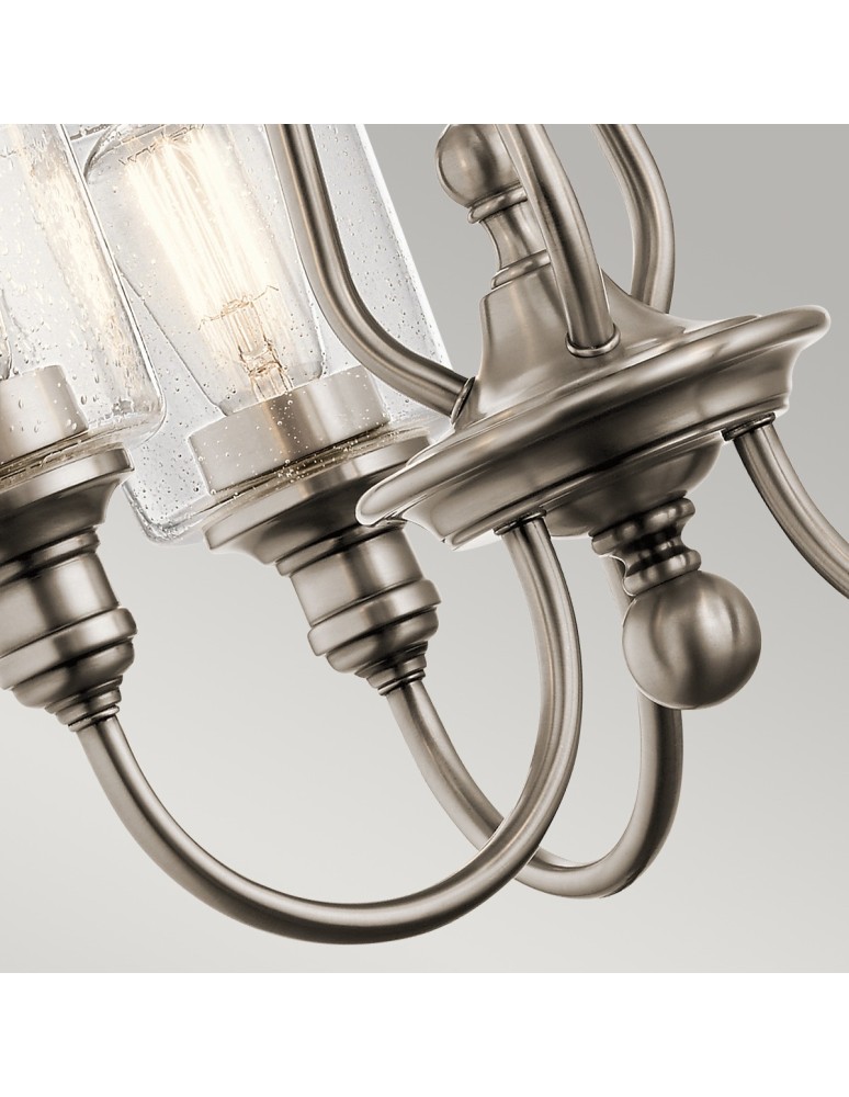 Elstead WAVERLY Żyrandol E27 3x60W Cynkowy KL-WAVERLY3-CLP