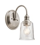 Kinkiety - Elstead WAVERLY Kinkiet E27 1x60W Cynkowy KL-WAVERLY1-CLP - produkt 1