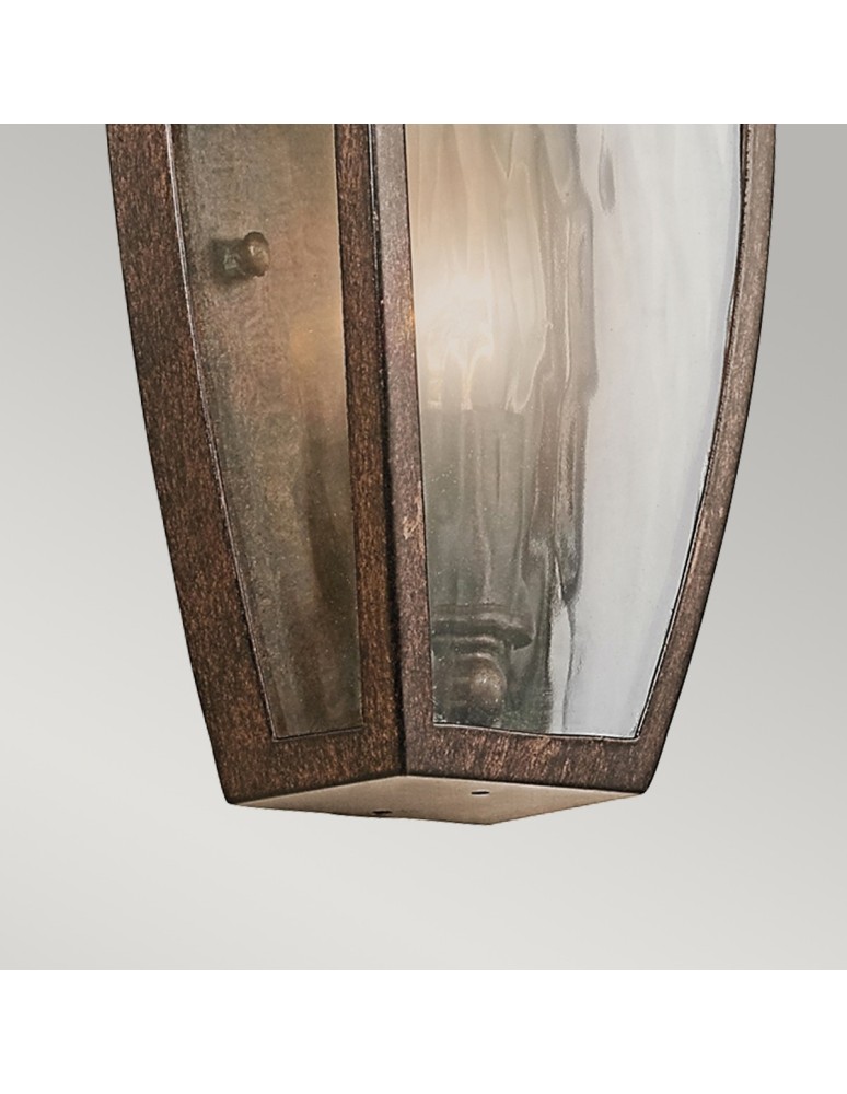 Elstead VENETIAN RAIN Kinkiet E14 1x60W IP44 Szczotkowany Brąz KL-VENETIAN7-S
