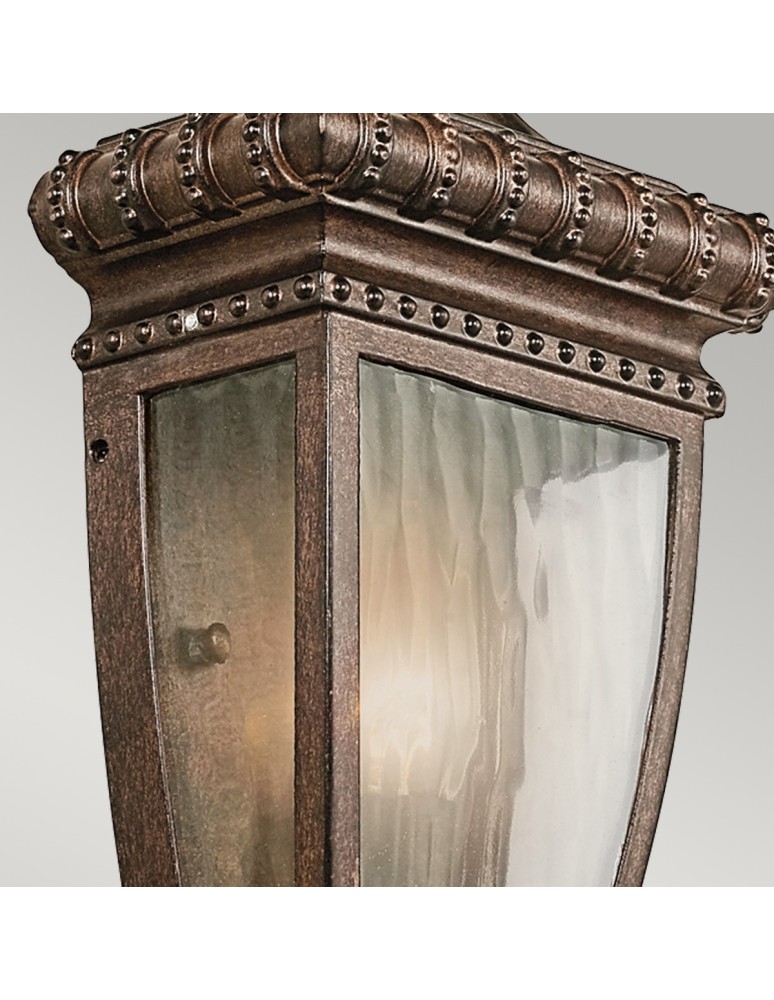 Elstead VENETIAN RAIN Kinkiet E14 1x60W IP44 Szczotkowany Brąz KL-VENETIAN7-S
