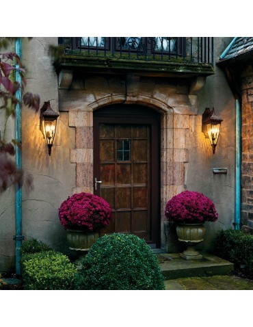 Elstead VENETIAN RAIN Kinkiet E14 2x60W IP44 Szczotkowany Brąz KL-VENETIAN2-M - produkt 2
