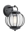 Elstead VANDALIA Kinkiet E27 1x60W IP44 Czarny KL-VANDALIA2-S