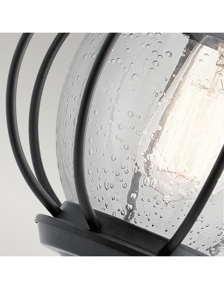Kinkiety zewnętrzne - Elstead VANDALIA Kinkiet E27 1x60W IP44 Czarny KL-VANDALIA2-S - product kolory-swiatla.pl 3