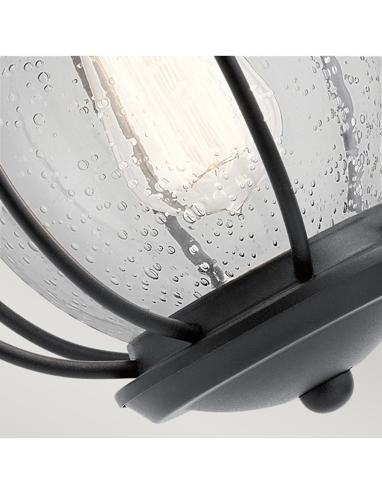 Kinkiety zewnętrzne - Elstead VANDALIA Kinkiet E27 1x60W IP44 Czarny KL-VANDALIA2-S - product kolory-swiatla.pl 4