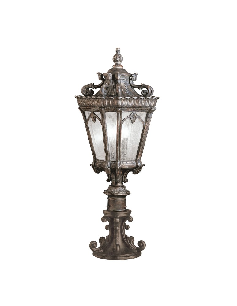 Lampy ogrodowe stojące - Elstead TOURNAI Stojąca Zewnętrzna E14 2x60W IP44 Antyczny Brąz KL-TOURNAI3-L - produkt kolory-swiatla.pl 1