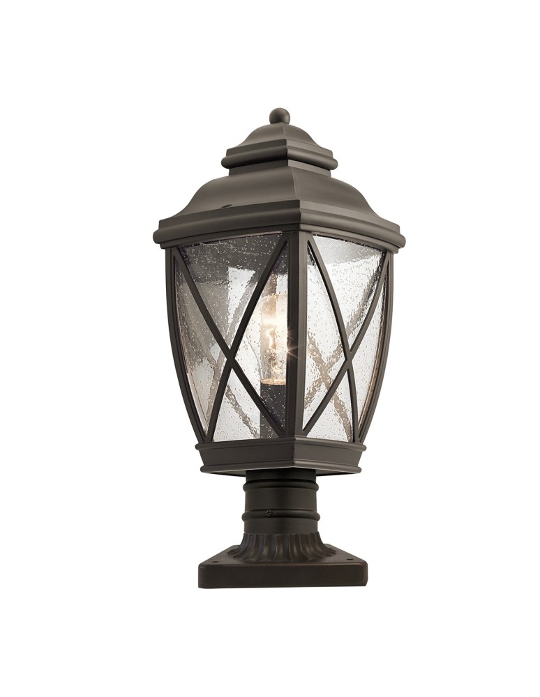 Lampy ogrodowe stojące - Elstead TANGIER Stojąca Zewnętrzna E27 1x60W IP44 Antyczny Brąz KL-TANGIER3-M - produkt kolory-swiatla.pl 1