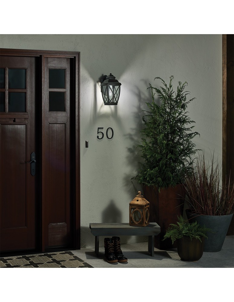 Elstead TANGIER Kinkiet E27 1x60W IP44 Antyczny Brąz KL-TANGIER2-M