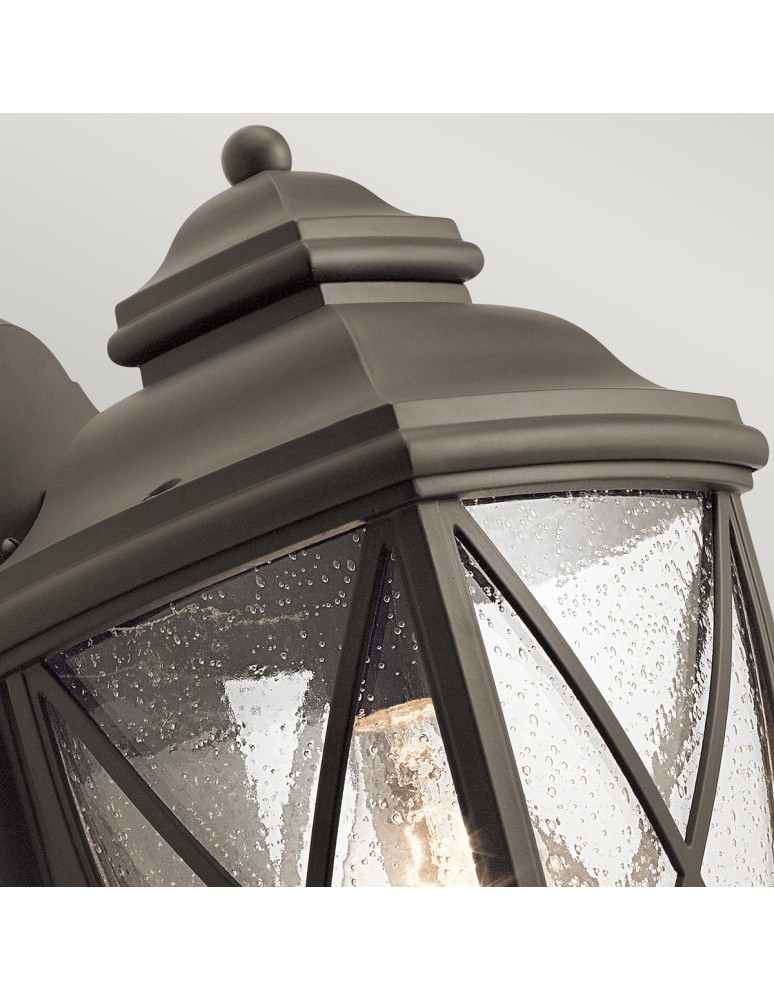 Elstead TANGIER Kinkiet E27 1x60W IP44 Antyczny Brąz KL-TANGIER2-M