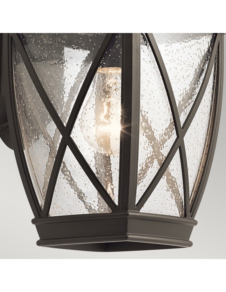 Elstead TANGIER Kinkiet E27 1x60W IP44 Antyczny Brąz KL-TANGIER2-M