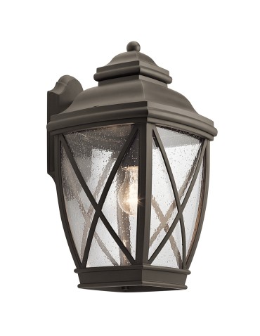 Elstead TANGIER Kinkiet E27 1x60W IP44 Antyczny Brąz KL-TANGIER2-L