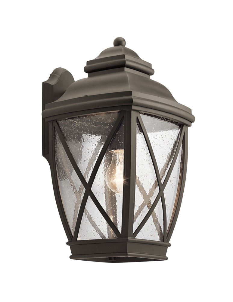 Kinkiety zewnętrzne - Elstead TANGIER Kinkiet E27 1x60W IP44 Antyczny Brąz KL-TANGIER2-L - produkt kolory-swiatla.pl 1
