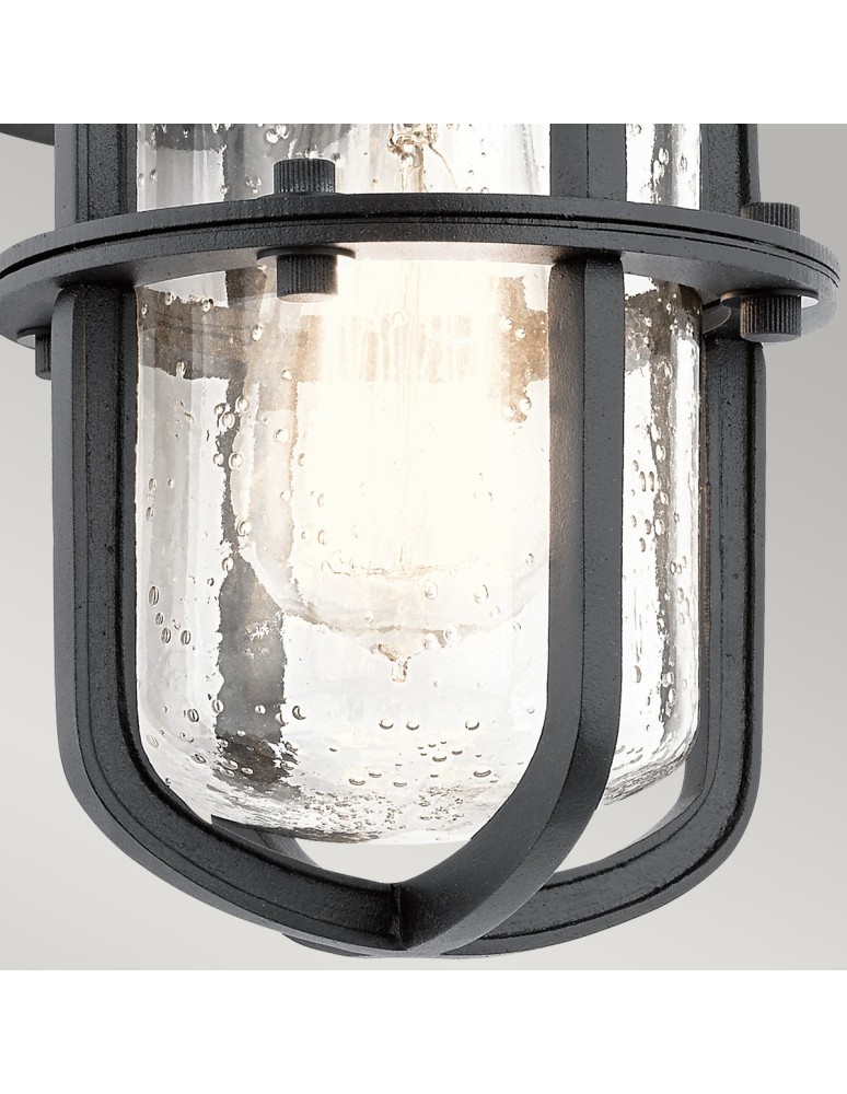 Kinkiety zewnętrzne - Elstead SURI Kinkiet E27 1x40W IP44 Czarny KL-SURI-S - product kolory-swiatla.pl 3