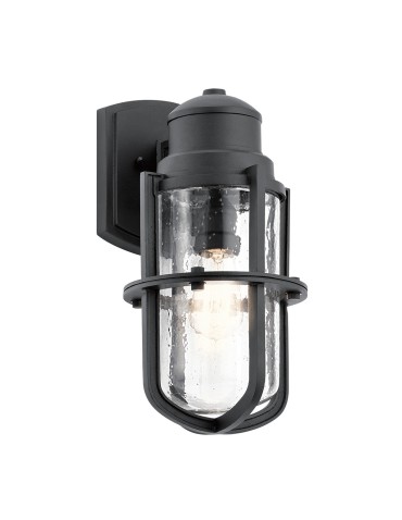 Elstead SURI Kinkiet E27 1x60W IP44 Czarny KL-SURI-M