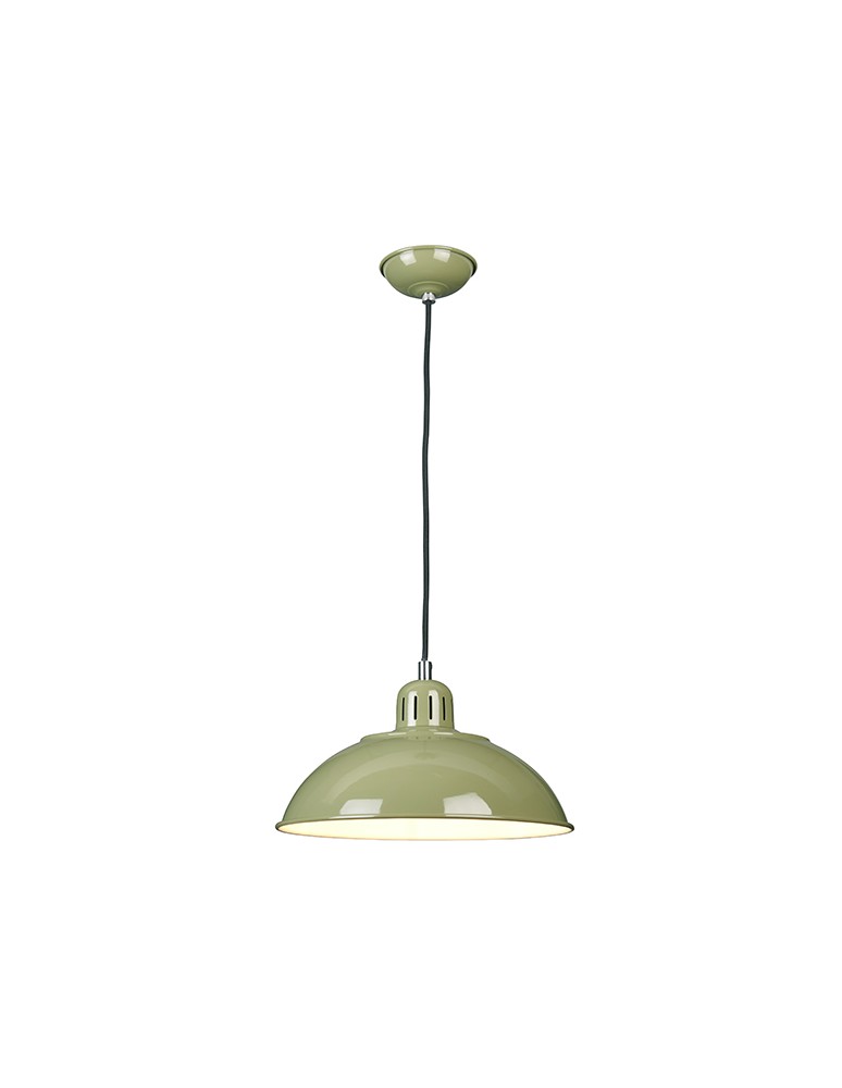 Lampy wiszące - Elstead Lighting Interior Wisząca FRANKLIN 1x60W E27 FRANKLIN/P GRN - produkt kolory-swiatla.pl 1