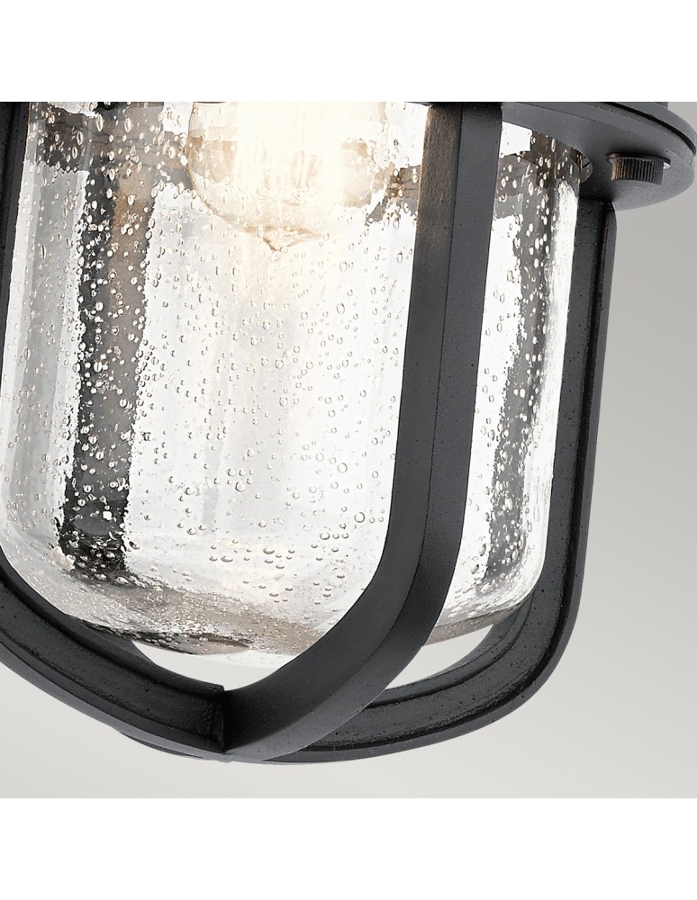 Kinkiety zewnętrzne - Elstead SURI Kinkiet E27 1x60W IP44 Czarny KL-SURI-L - product kolory-swiatla.pl 4
