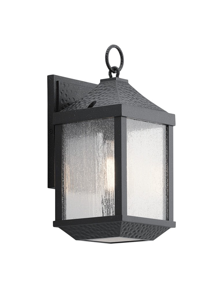 Kinkiety zewnętrzne - Elstead SPRINGFIELD Kinkiet E27 1x60W IP44 Czarny KL-SPRINGFIELD-S - produkt kolory-swiatla.pl 1