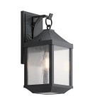Kinkiety zewnętrzne - Elstead SPRINGFIELD Kinkiet E27 1x60W IP44 Czarny KL-SPRINGFIELD-M - product 1