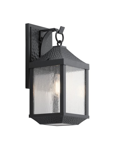 Elstead SPRINGFIELD Kinkiet E27 1x60W IP44 Czarny KL-SPRINGFIELD-M