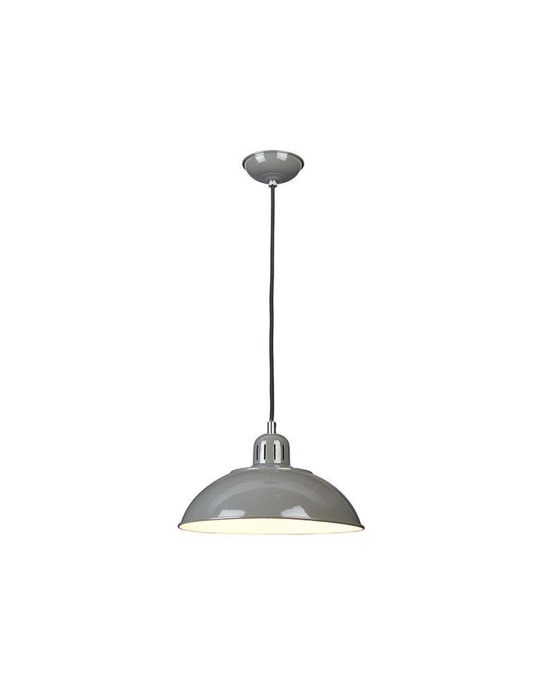 Lampy wiszące - Elstead Lighting Interior Wisząca FRANKLIN 1x60W E27 FRANKLIN/P GY - produkt kolory-swiatla.pl 1