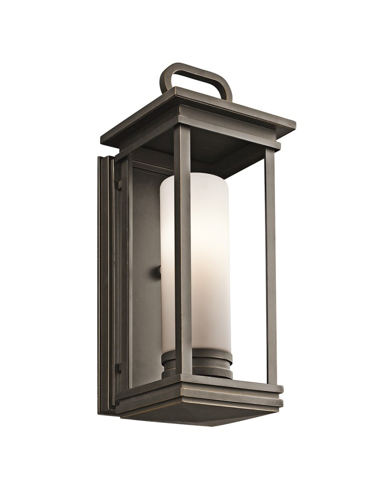 Kinkiety zewnętrzne - Elstead SOUTH HOPE Kinkiet E27 1x60W IP44 Antyczny Brąz KL-SOUTH-HOPE-M - produkt kolory-swiatla.pl 1