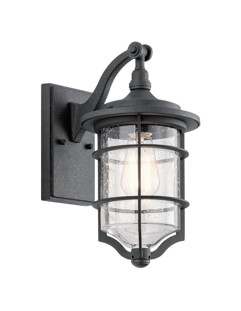 Kinkiety zewnętrzne - Elstead ROYAL MARINE Kinkiet E27 1x60W IP44 Czarny KL-ROYAL-MARINE2-S - produkt kolory-swiatla.pl 1