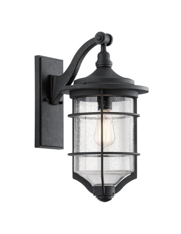 Elstead ROYAL MARINE Kinkiet E27 1x60W IP44 Czarny KL-ROYAL-MARINE2-M