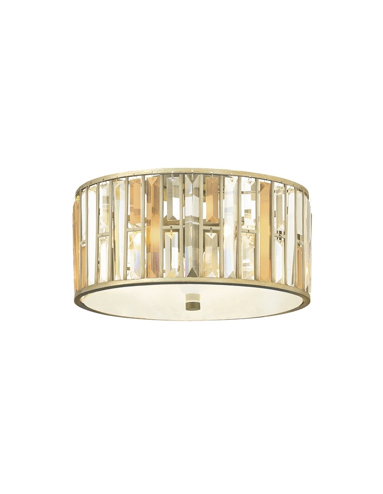 Lampy sufitowe z kryształami - Hinkley GEMMA 3x100W E27 HK/GEMMA/F SL Plafon - produkt kolory-swiatla.pl 1