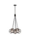Elstead ROCKLYN Żyrandol E27 6x100W Stalowy KL-ROCKLYN6-RS