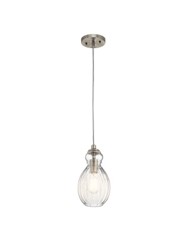 Elstead RIVIERA Wisząca E27 1x60W Nikiel KL-RIVIERA-P-C