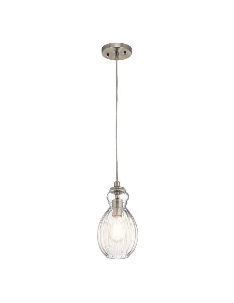 Lampy wiszące - Elstead RIVIERA Wisząca E27 1x60W Nikiel KL-RIVIERA-P-C - produkt kolory-swiatla.pl 1