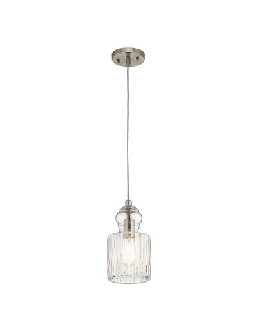 Elstead RIVIERA Wisząca E27 1x60W Nikiel KL-RIVIERA-P-B