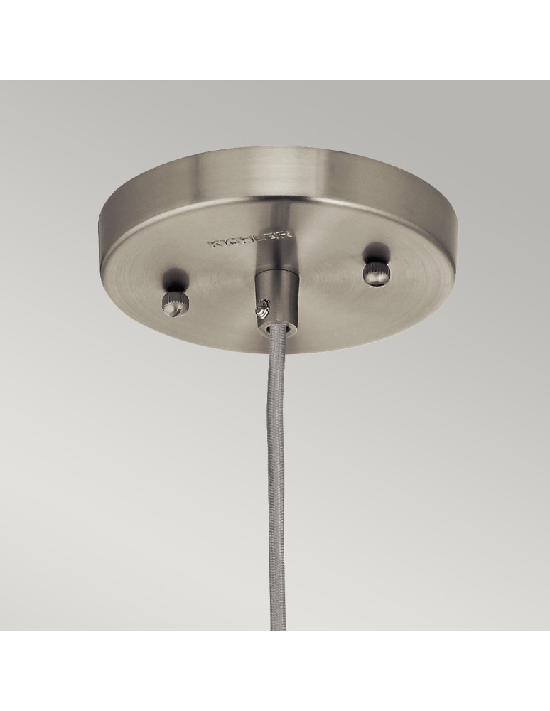 Lampy wiszące - Elstead RIVIERA Wisząca E27 1x60W Nikiel KL-RIVIERA-P-B - produkt kolory-swiatla.pl 3