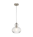 Lampy wiszące - Elstead RIVIERA Wisząca E27 1x60W Nikiel KL-RIVIERA-P-A - produkt 1