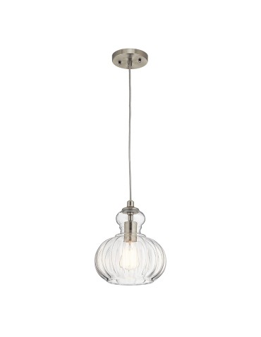 Elstead RIVIERA Wisząca E27 1x60W Nikiel KL-RIVIERA-P-A