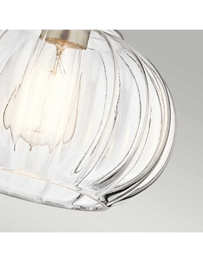 Elstead RIVIERA Wisząca E27 1x60W Nikiel KL-RIVIERA-P-A